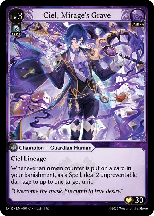 Ciel, Mirage's Grave