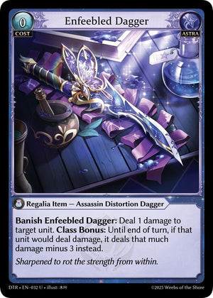 Enfeebled Dagger