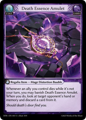 Death Essence Amulet