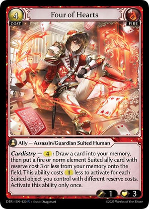 Four of Hearts