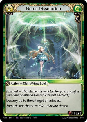 Noble Dissolution