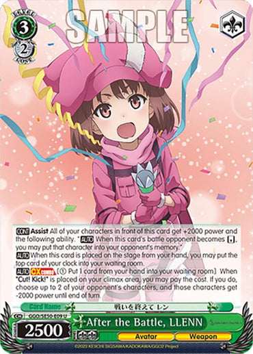 After the Battle, LLENN (GGO/SE50-E09 U) [SAO Alternative–Gun Gale Online–2 Premium Booster]