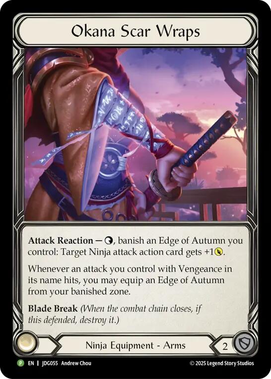 Okana Scar Wraps [JDG055] (Promo)  Cold Foil