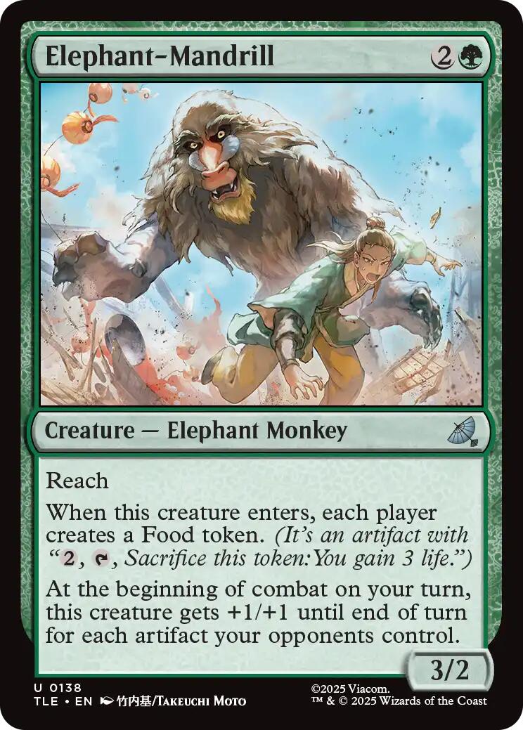 Elephant-Mandrill