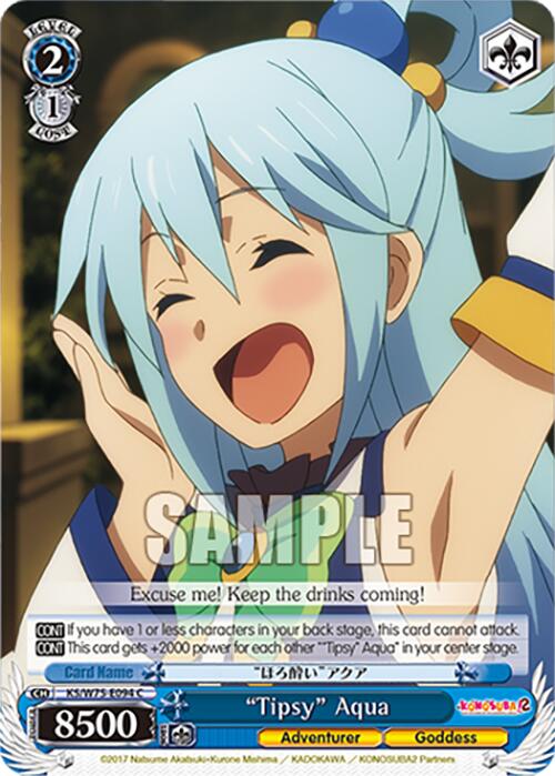 "Tipsy" Aqua [KONOSUBA -God's blessing on this wonderful world! Re:Edit]