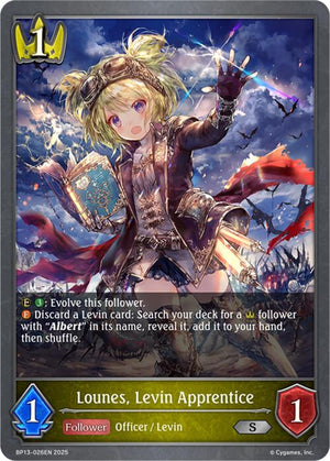 Lounes, Levin Apprentice