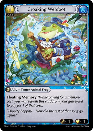 Croaking Webfoot