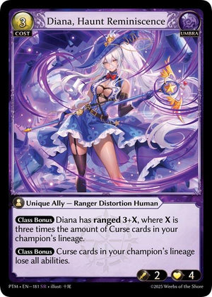 Diana, Haunt Reminiscence