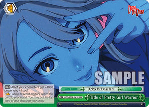 Title of Pretty Girl Warrior (RRR)