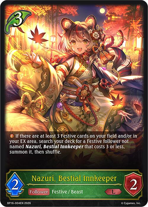 Nazuri, Bestial Innkeeper