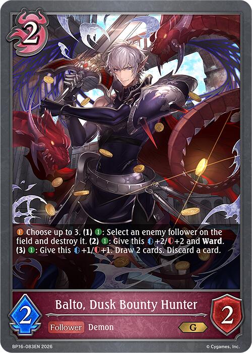 Balto, Dusk Bounty Hunter