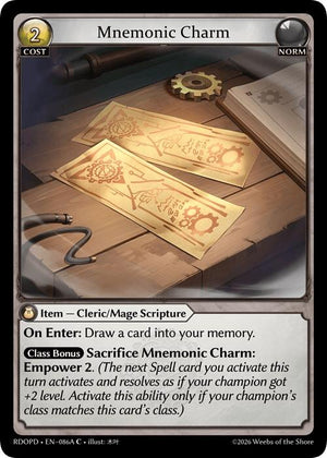Mnemonic Charm (86A)