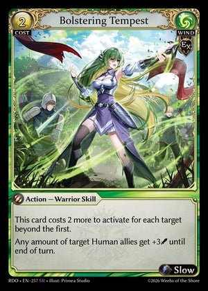 Bolstering Tempest