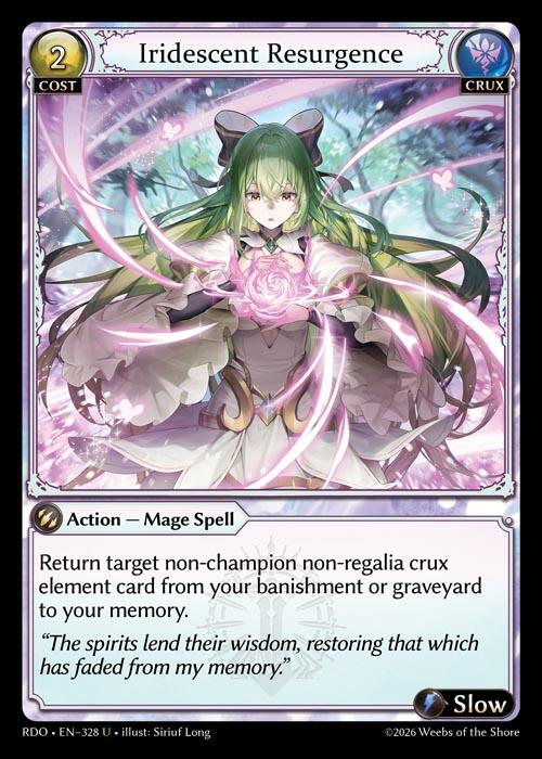Iridescent Resurgence