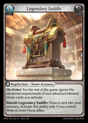 Legendary Saddle