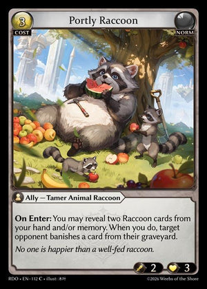 Portly Raccoon