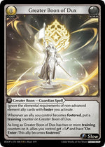 Greater Boon of Dux