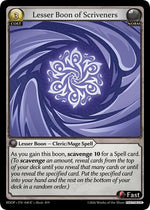 Lesser Boon of Scriveners