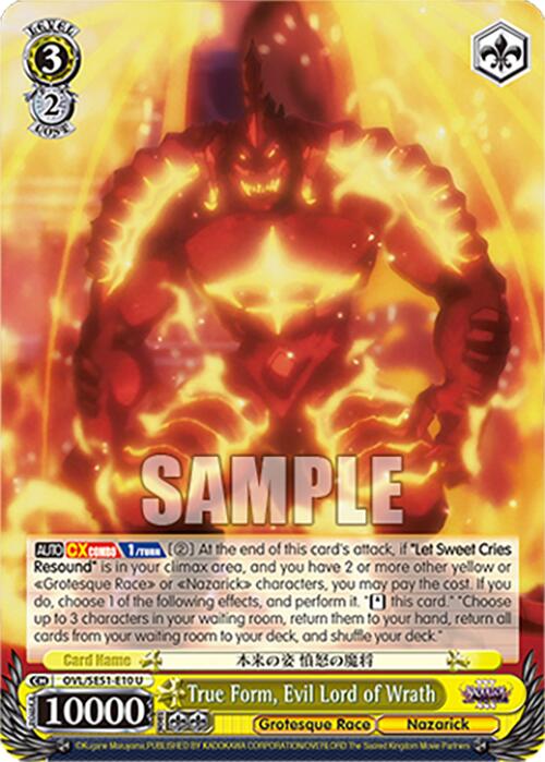 True Form, Evil Lord of Wrath