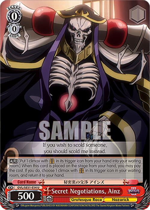 Secret Negotiations, Ainz