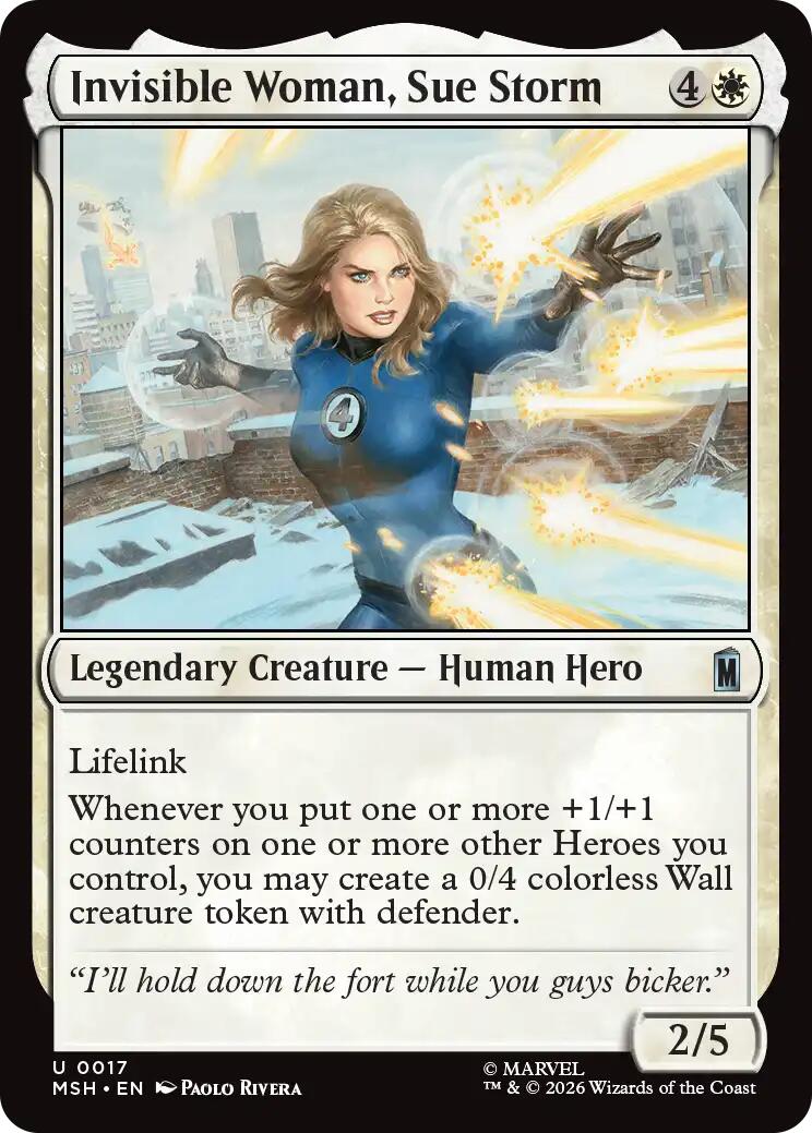 Invisible Woman, Sue Storm