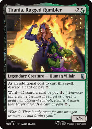 Titania, Rugged Rumbler