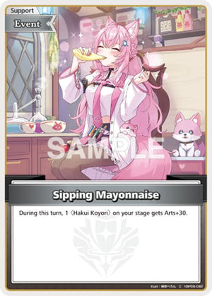 Sipping Mayonnaise (C)