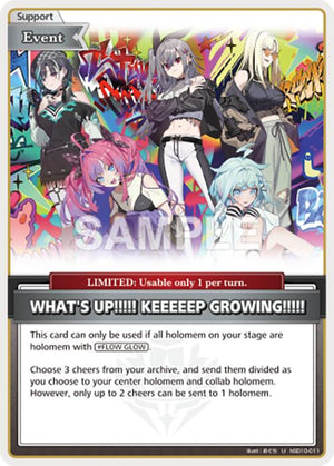 WHAT'S UP!!!!! KEEEEEP GROWING!!!!! (U)