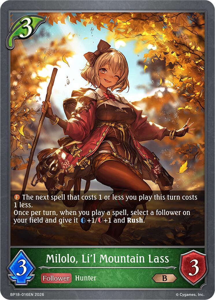 Milolo, Li'l Mountain Lass