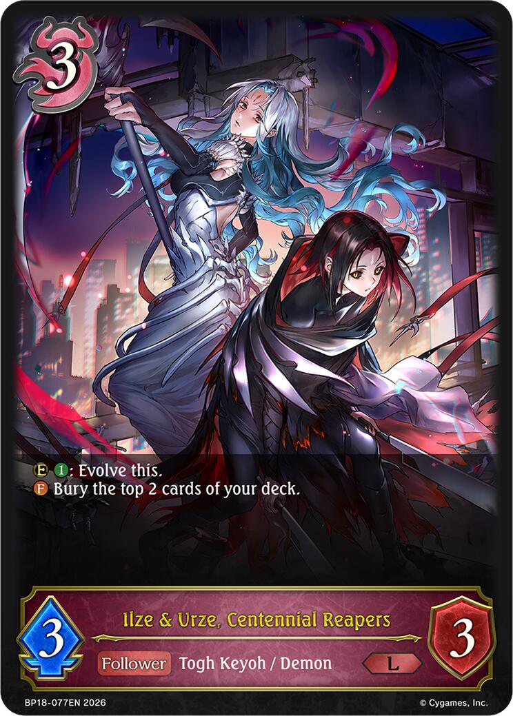 Ilze & Urze, Centennial Reapers