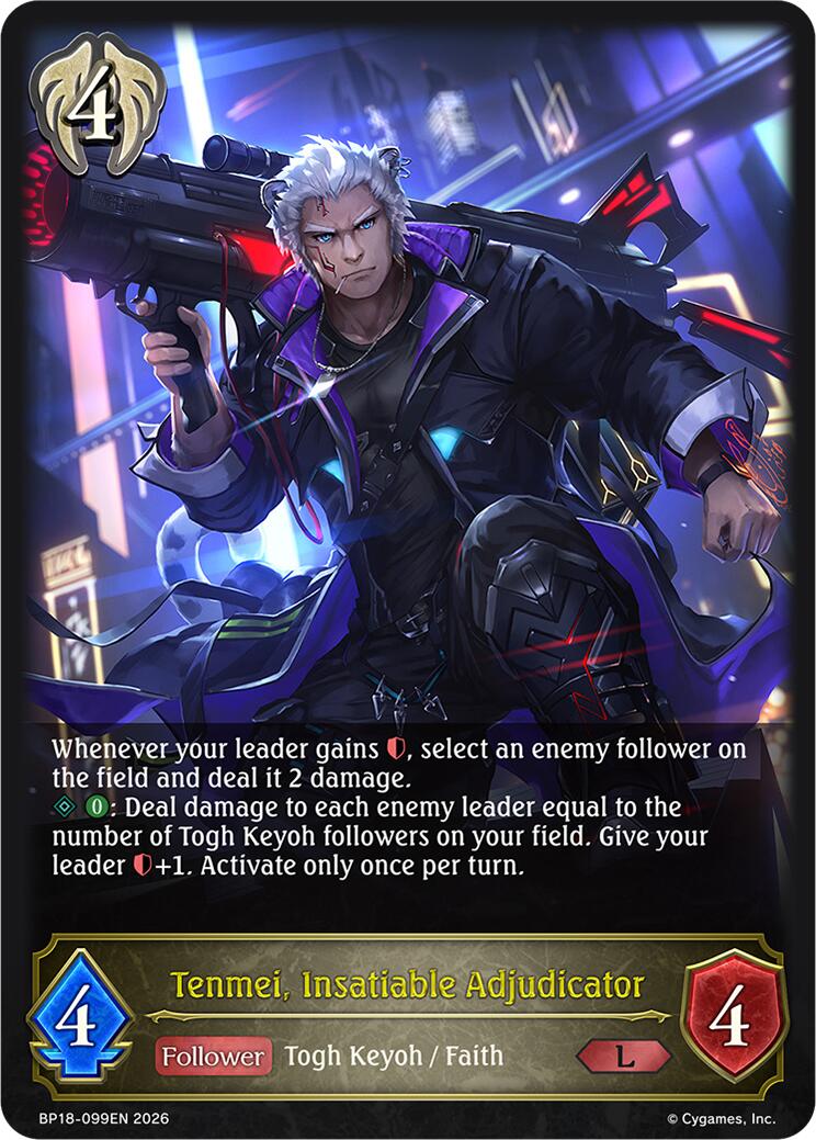 Tenmei, Insatiable Adjudicator