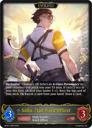 Saito, Mao Ward Officer (Evolved)