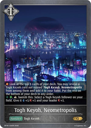 Togh Keyoh, Neometropolis