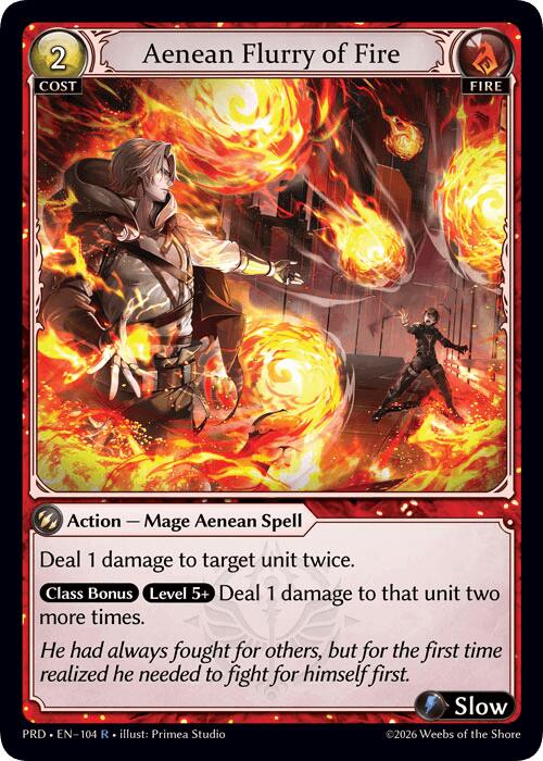 Aenean Flurry of Fire
