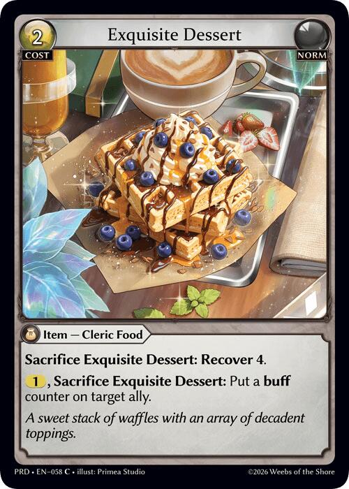 Exquisite Dessert