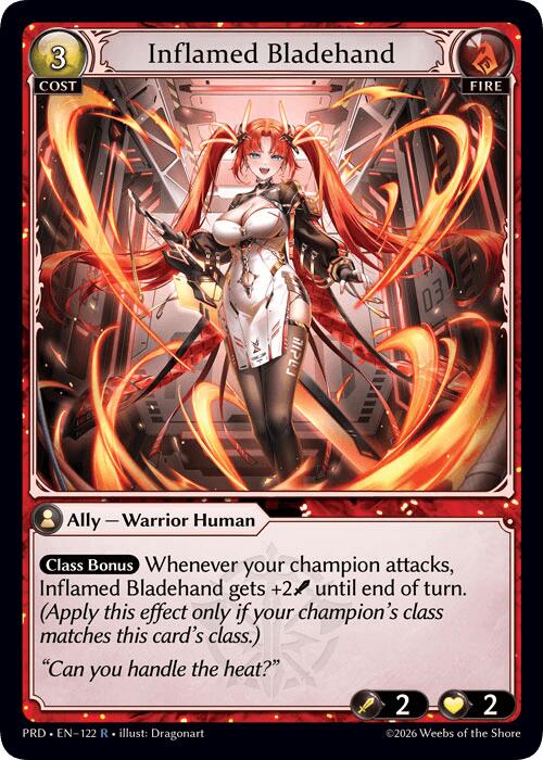 Inflamed Bladehand