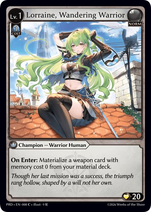 Lorraine, Wandering Warrior