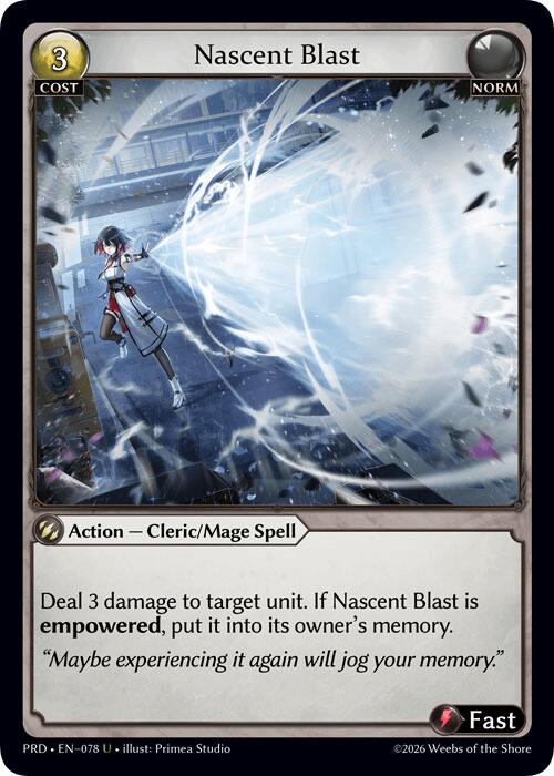 Nascent Blast