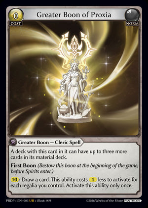 Greater Boon of Proxia