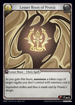 Lesser Boon of Proxia