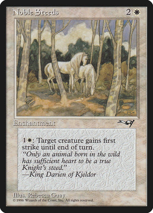 Noble Steeds (Trees in Forefront)