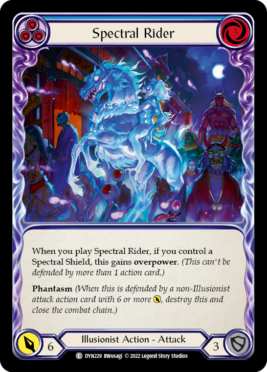 Spectral Rider (Blue) [DYN229] (Dynasty)