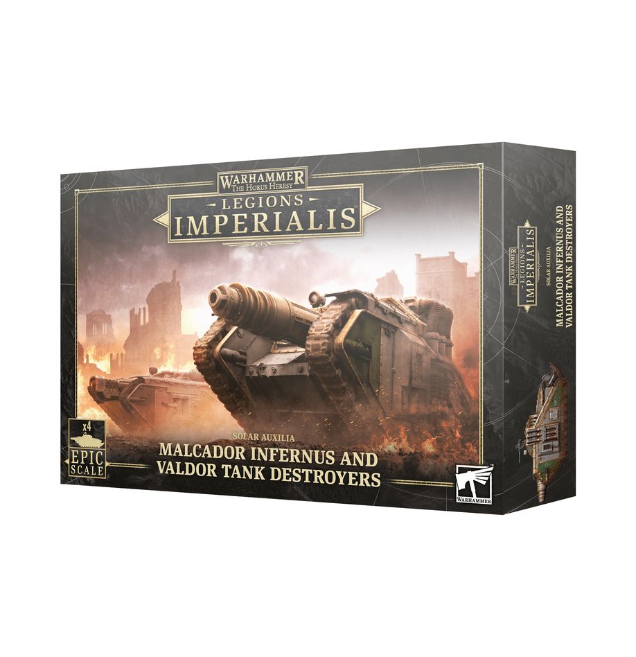 Legions Imperialis: Malcador Infernus and Valdor Tank Destroyers