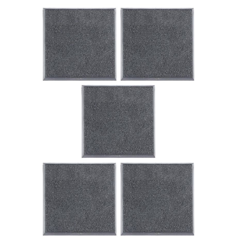 40 x 40mm Square Bases - 5 Pack