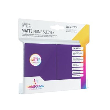 Gamegenic Matte Prime Sleeves: Purple (100)