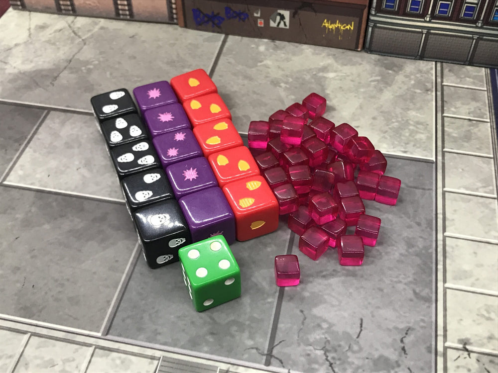 Bot War Dice And Energy Cube Set