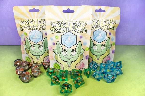 Mystery Liquid Core Dice Set