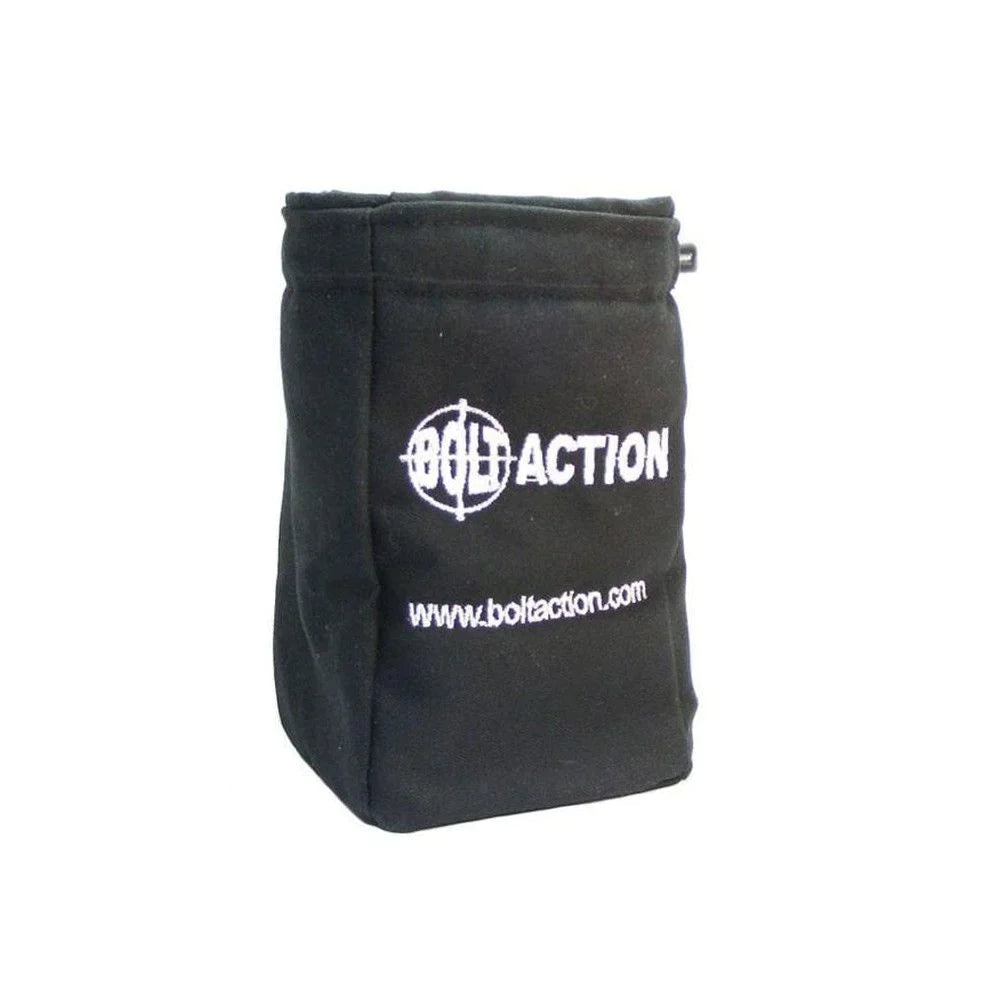 Bolt Action - Black Dice Bag & Dice Set