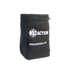 Bolt Action - Black Dice Bag & Dice Set
