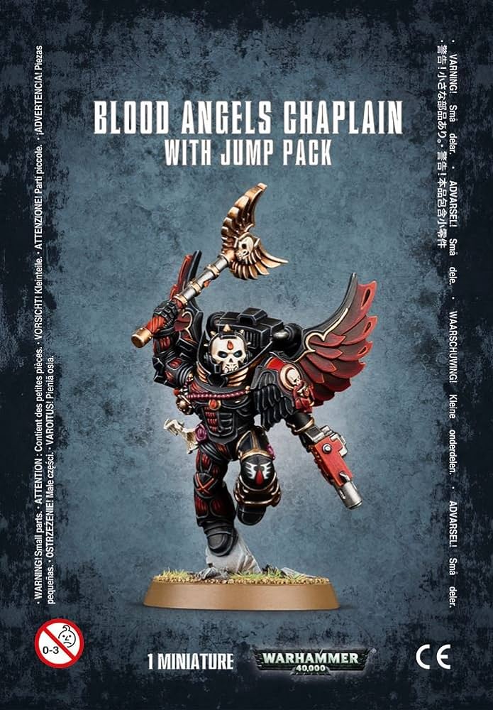 Blood Angels Chaplain with Jump Pack